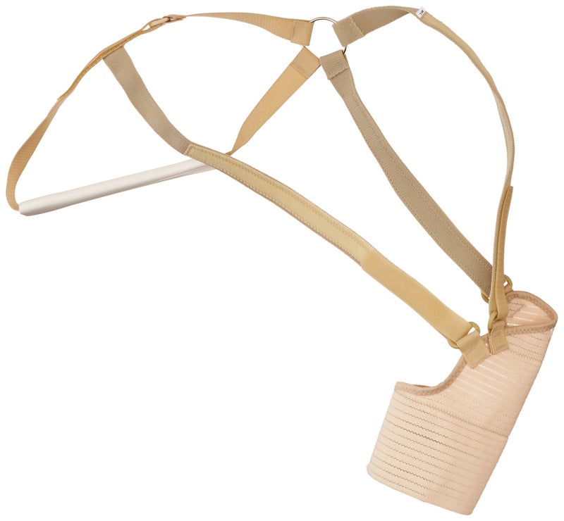 Rolyan Hemi Arm Sling II for Left Arm Comfortable Shoulder Sling with Elastic Straps Shoulder Immobilizer Support for After Stroke Tissue Injury Surgery or Ligament Strain Medium Long